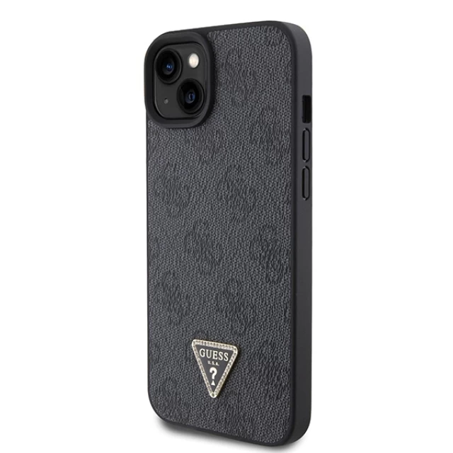 Чехол Guess Crossbody 4G Metal Logo для iPhone 15 Plus Black (GUHCP15MP4TDSCPK)