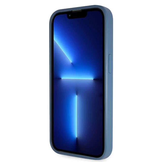 Чохол Guess Crossbody 4G Metal Logo для iPhone 14 Pro Blue (GUHCP14LP4TDSCPB)