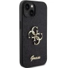 Чехол Guess Glitter Script Big 4G для iPhone 15 Black (GUHCP15SHG4SGK)