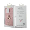 Чехол Guess Glitter Script Big 4G для iPhone 15 Pro Pink (GUHCP15LHG4SGP)