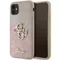 Чохол Guess Glitter Script Big 4G для iPhone 11 | XR Gold (GUHCN61HG4SGD)