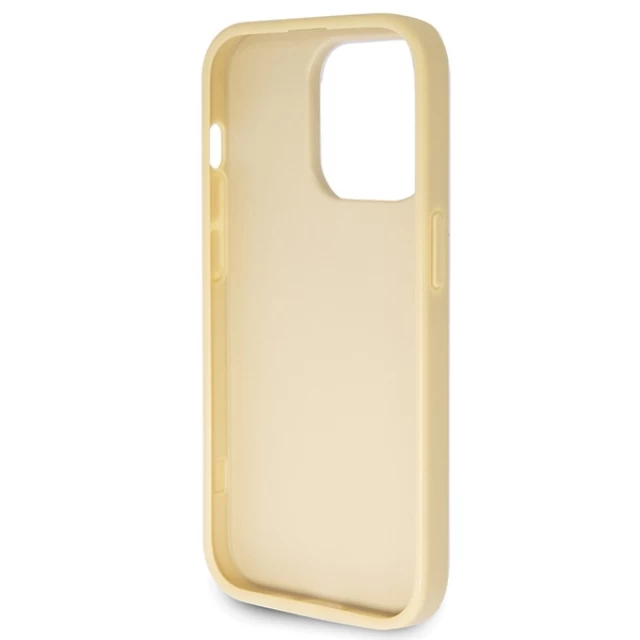 Чохол Guess Glitter Script Big 4G для iPhone 14 Pro Gold (GUHCP14LHG4SGD)