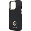 Чехол Guess Silicone Logo Strass 4G для iPhone 13 Pro Max Black (GUHCP13XM4DGPK)