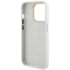 Чехол Guess Silicone Logo Strass 4G для iPhone 15 Pro White (GUHCP15LM4DGPH)