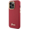 Чохол Guess Silicone Script Metal Logo & Frame для iPhone 15 Pro Max Magenta (GUHCP15XSMBSLM)