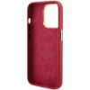 Чехол Guess Silicone Script Metal Logo & Frame для iPhone 15 Pro Max Magenta (GUHCP15XSMBSLM)