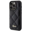 Чохол Guess Quilted Metal Logo для iPhone 15 Pro Max Black (GUHCP15XPSQSQSK)