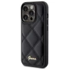 Чехол Guess Quilted Metal Logo для iPhone 15 Pro Max Black (GUHCP15XPSQSQSK)