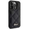 Чехол Guess Quilted Metal Logo для iPhone 15 Pro Max Black (GUHCP15XPSQSQSK)