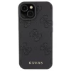 Чохол Guess Leather 4G Stamped для iPhone 15 Black (GUHCP15SP4EPMK)