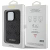 Чехол Guess Leather 4G Stamped для iPhone 15 Pro Black (GUHCP15LP4EPMK)