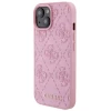 Чехол Guess Leather 4G Stamped для iPhone 15 Pink (GUHCP15SP4EPMP)