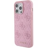 Чохол Guess Leather 4G Stamped для iPhone 15 Pro Max Pink (GUHCP15XP4EPMP)