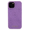 Чохол Guess Leather 4G Stamped для iPhone 15 Light Purple (GUHCP15SP4EPMU)