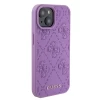 Чехол Guess Leather 4G Stamped для iPhone 15 Light Purple (GUHCP15SP4EPMU)