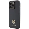 Чохол Guess Strass Metal Logo для iPhone 13 Pro Black (GUHCP13LPS4DGPK)