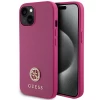 Чохол Guess Strass Metal Logo для iPhone 15 Pink (GUHCP15SPS4DGPP)