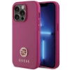 Чохол Guess Strass Metal Logo для iPhone 15 Pro Max Pink (GUHCP15XPS4DGPP)