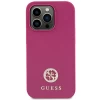 Чохол Guess Strass Metal Logo для iPhone 15 Pro Max Pink (GUHCP15XPS4DGPP)