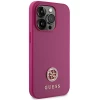 Чохол Guess Strass Metal Logo для iPhone 15 Pro Max Pink (GUHCP15XPS4DGPP)