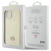 Чохол Guess Leather 4G Metal Logo Strass для iPhone 15 Gold (GUHCP15SPS4DGPD)