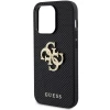 Чехол Guess Perforated 4G Glitter Logo для iPhone 15 Pro Max Black (GUHCP15XPSP4LGK)