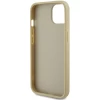 Чохол Guess Perforated 4G Glitter Logo для iPhone 15 Gold (GUHCP15SPSP4LGD)