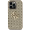 Чехол Guess Perforated 4G Glitter Logo для iPhone 15 Pro Max Gold (GUHCP15XPSP4LGD)