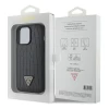 Чехол Guess Croco Triangle Metal Logo для iPhone 15 Pro Max Black (GUHCP15XPCRTHCK)