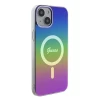 Чехол Guess IML Iridescent для iPhone 15 Rainbow with MagSafe (GUHMP15SHITSK)