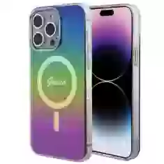 Чохол Guess IML Iridescent для iPhone 15 Pro Max Rainbow with MagSafe (GUHMP15XHITSK)