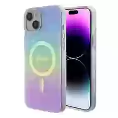 Чохол Guess IML Iridescent для iPhone 15 Plus Purple with MagSafe (GUHMP15MHITSU)