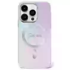 Чохол Guess IML Iridescent для iPhone 15 Pro Purple with MagSafe (GUHMP15LHITSU)