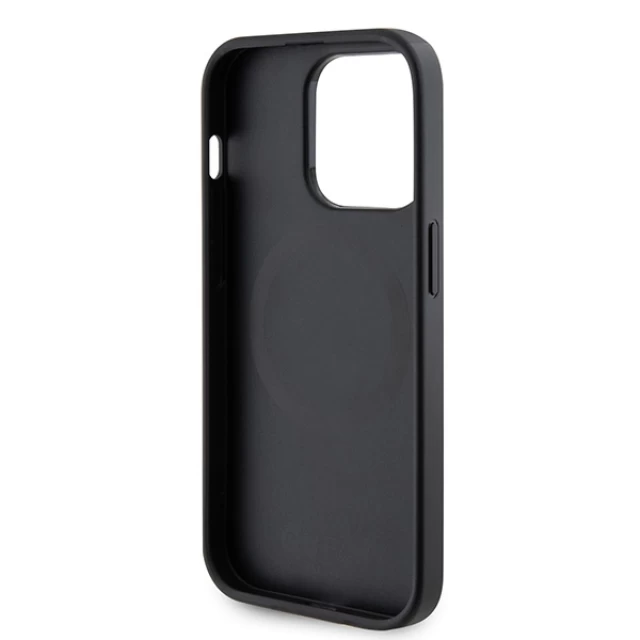 Чохол Guess Saffiano для iPhone 15 Pro Black with MagSafe (GUHMP15LPSAHMCK)