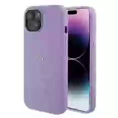 Чехол Guess Saffiano для iPhone 15 Plus Purple with MagSafe (GUHMP15MPSAHMCU)