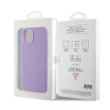 Чехол Guess Saffiano для iPhone 15 Plus Purple with MagSafe (GUHMP15MPSAHMCU)