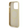 Чохол Guess Saffiano для iPhone 15 Pro Gold with MagSafe (GUHMP15LPSAHMCB)