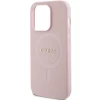 Чохол Guess Saffiano для iPhone 13 Pro Pink with MagSafe (GUHMP13LPSAHMCP)