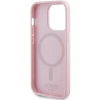 Чехол Guess Saffiano для iPhone 13 Pro Max Pink with MagSafe (GUHMP13XPSAHMCP)