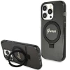 Чехол Guess Ring Stand Script Glitter для iPhone 15 Pro Max Black with MagSafe (GUHMP15XHRSGSK)