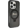 Чохол Guess Ring Stand Script Glitter для iPhone 15 Pro Max Black with MagSafe (GUHMP15XHRSGSK)