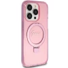 Чехол Guess Ring Stand Script Glitter для iPhone 15 Pro Max Pink with MagSafe (GUHMP15XHRSGSP)