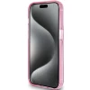 Чохол Guess Ring Stand Script Glitter для iPhone 15 Pro Max Pink with MagSafe (GUHMP15XHRSGSP)
