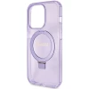 Чохол Guess Ring Stand Script Glitter для iPhone 15 Pro Purple with MagSafe (GUHMP15LHRSGSU)