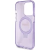 Чохол Guess Ring Stand Script Glitter для iPhone 15 Pro Max Purple with MagSafe (GUHMP15XHRSGSU)