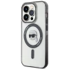 Чохол Karl Lagerfeld IML Karl`s Head для iPhone 15 Pro Transparent with MagSafe (KLHMP15LHKHNOTK)