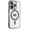 Чохол Karl Lagerfeld IML Karl`s Head для iPhone 15 Pro Transparent with MagSafe (KLHMP15LHKHNOTK)