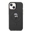 Чохол Karl Lagerfeld IML Ikonik для iPhone 15 | 14 | 13 Black with MagSafe (KLHMP14SHFCKNOK)