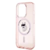 Чохол Karl Lagerfeld IML Choupette для iPhone 14 Pro Max Pink with MagSafe (KLHMP14XHFCCNOP)