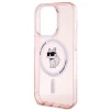 Чехол Karl Lagerfeld IML Choupette для iPhone 15 Pro Max Pink with MagSafe (KLHMP15XHFCCNOP)